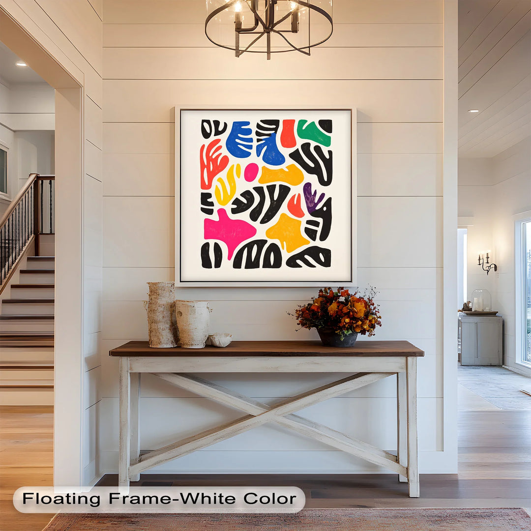 Chromatic Rhythm – Abstract Fauvist Oil Painting - MyPhotoStation