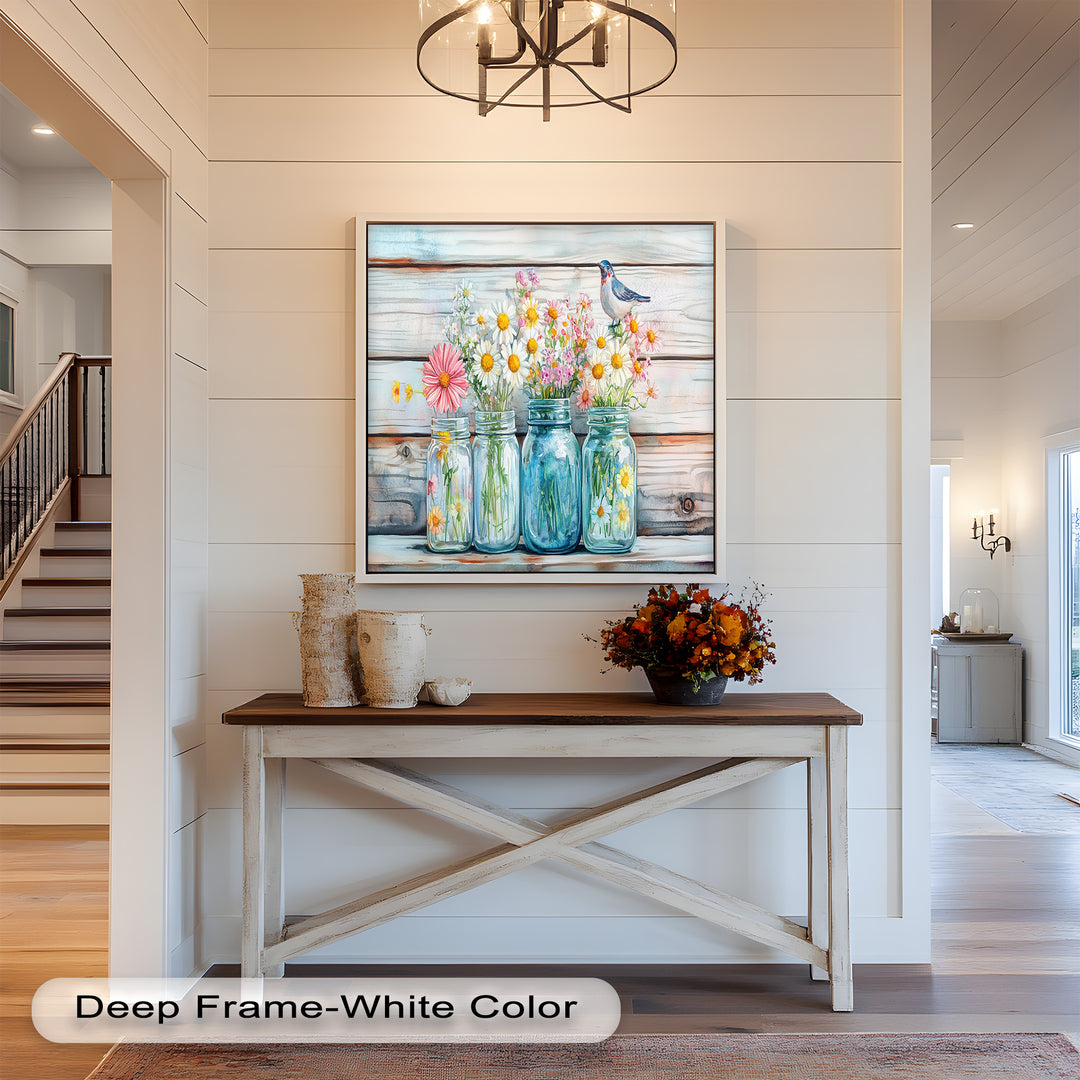Flower Jars – Modern Oil Painting
