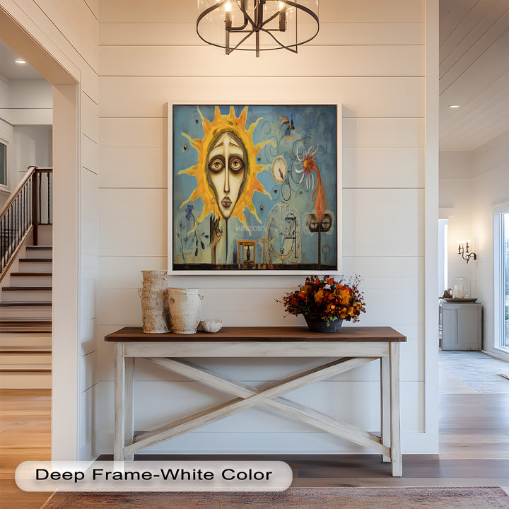 Solar Reverie – Surreal Dreamscape Picasso Oil Painting