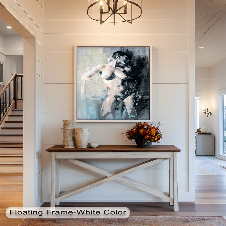 Still in the Shadows – Contemporary Nude Oil Painting