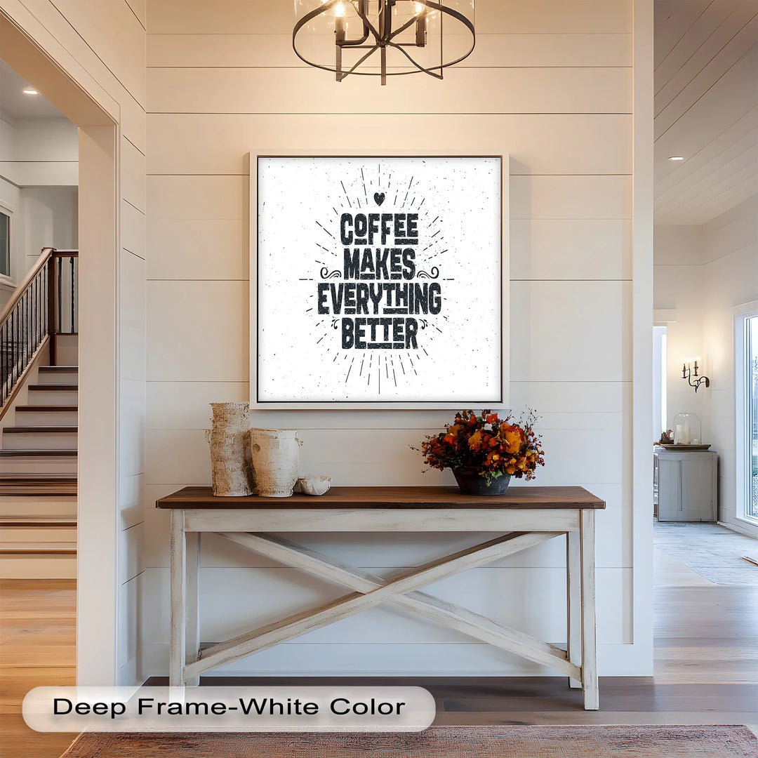 Coffee Makes Everything Better – Modern Oil Paintings - MyPhotoStation