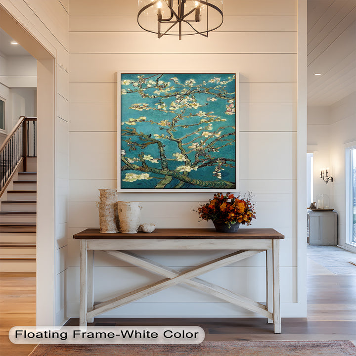 Spring Reverie – Blooming Almond Branches Flower Oil Painting