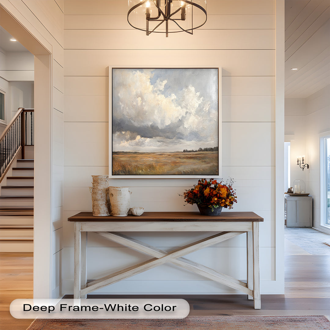 Prairie Horizon – Vintage Oil Painting