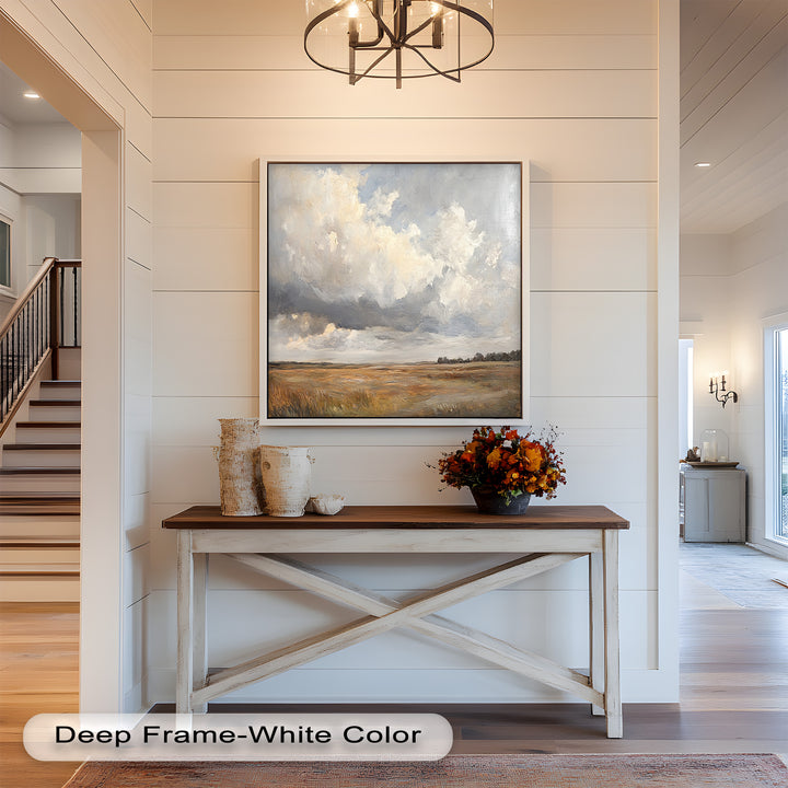 Prairie Horizon – Vintage Oil Painting