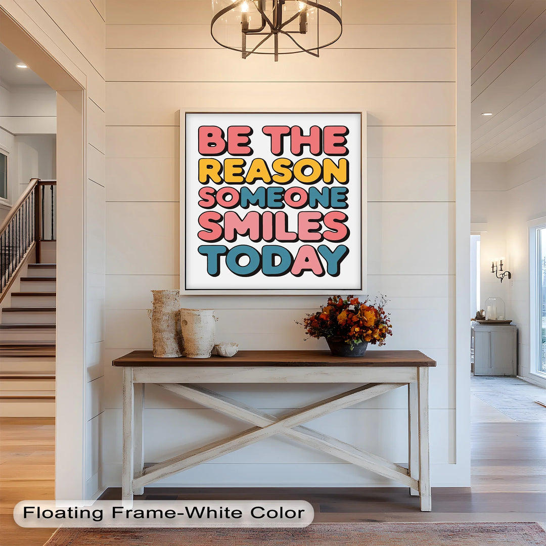 Be the Reason Someone Smiles – Oil Painting - MyPhotoStation