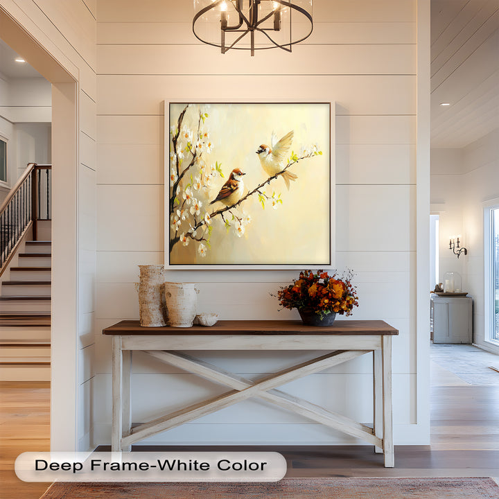 Spring Conversation – Animal Oil Painting
