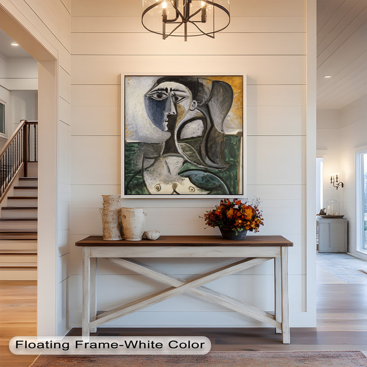 Fragmented Grace – Expressive Female Form in Picasso-Style Oil Painting