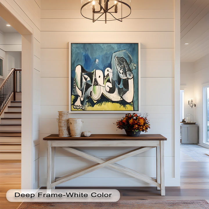 Reclining Abstraction – Picasso Nude Oil Painting