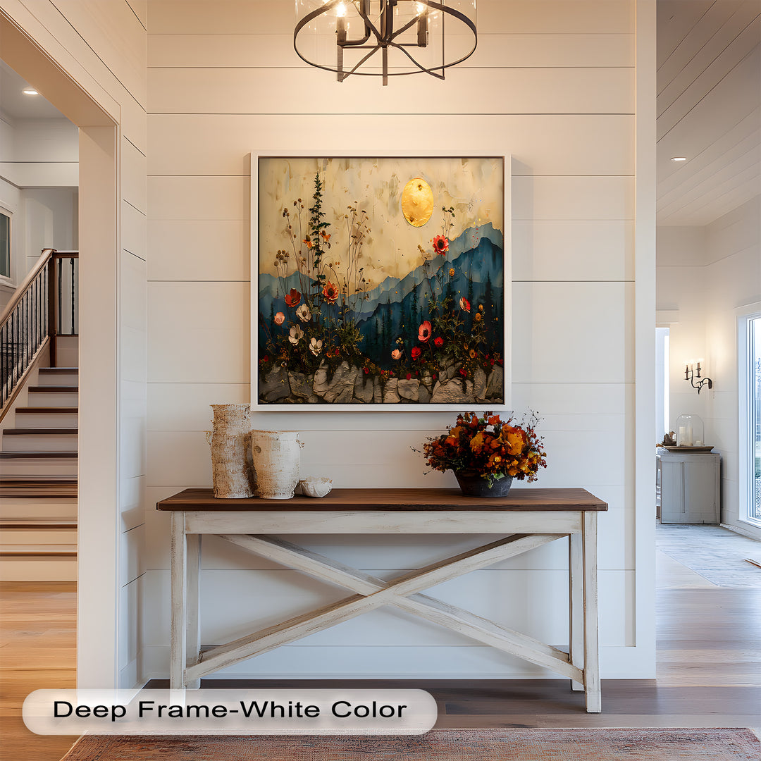Perfect for nature lovers and artistic interiors, this piece brings magic, color, and tranquility into any space.