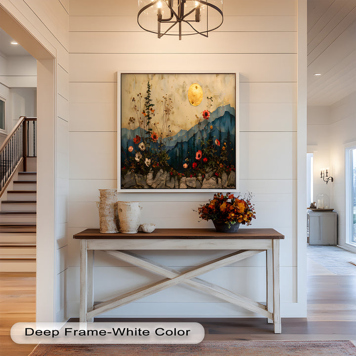 Perfect for nature lovers and artistic interiors, this piece brings magic, color, and tranquility into any space.