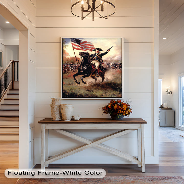 Ride of the Republic – Patriotic Commander Oil Painting