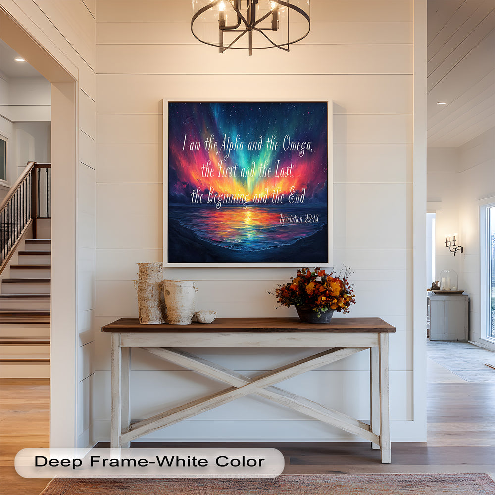 Inspirational night sky artwork symbolizing divine majesty and infinity.
