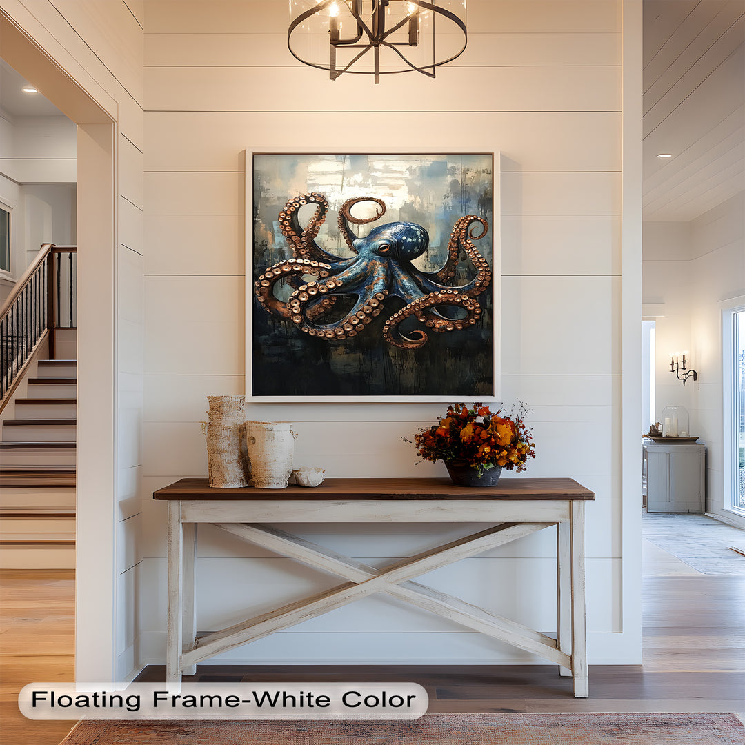 Deep Sea Octopus - Animal Oil Painting