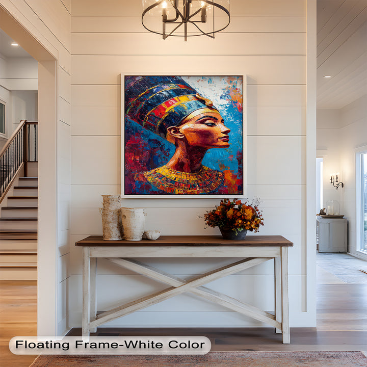Fauvist Queen – Royal Profile Oil Painting