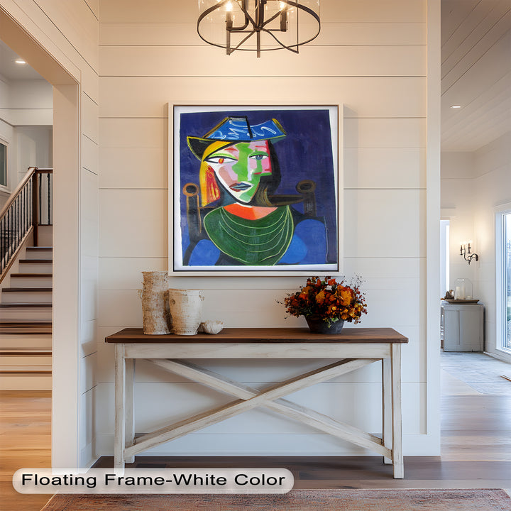 Woman in a Blue Hat – Picasso Oil Painting