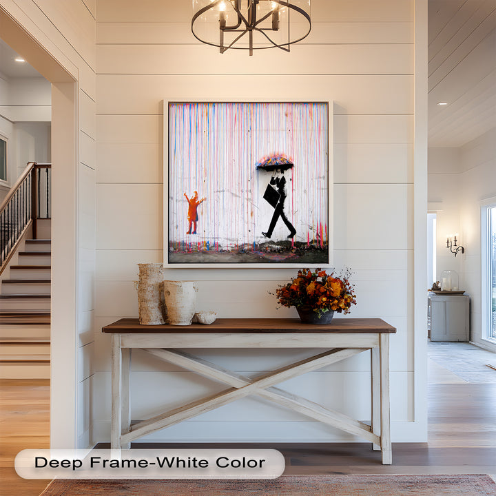 Colorfall Dissonance – Banksy Oil Painting