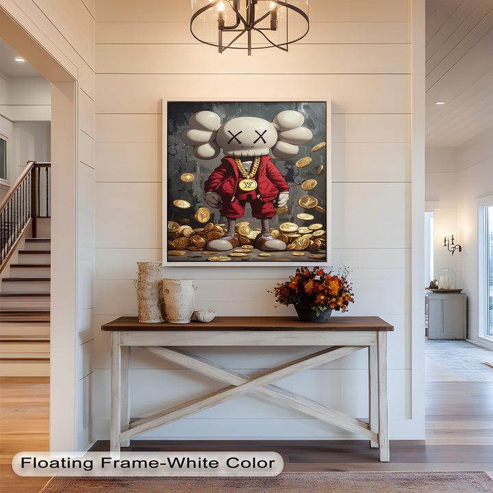 Luxury Drop – KAWS Companion Oil Painting