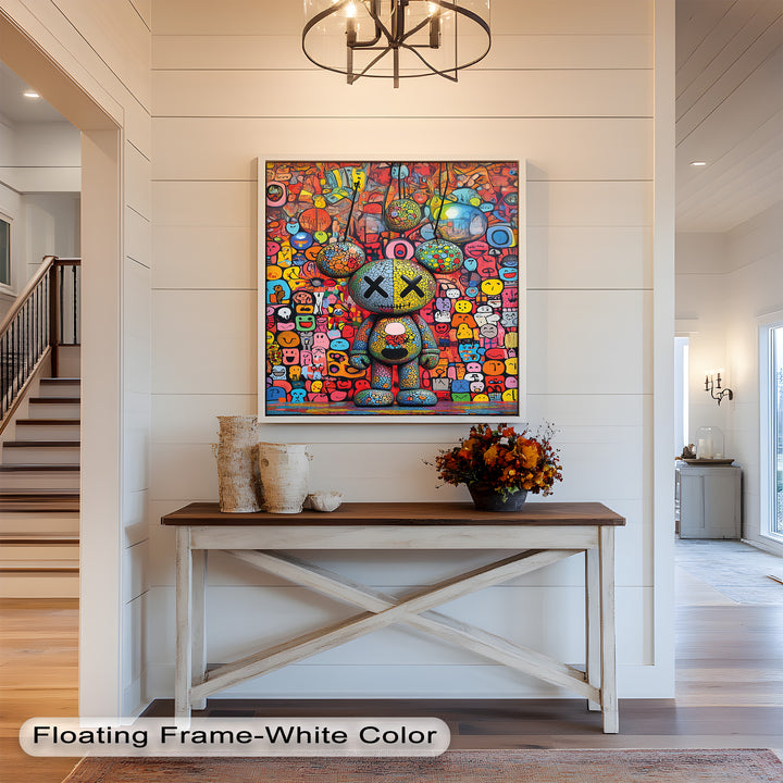 Mosaic Madness – KAWS Oil Painting