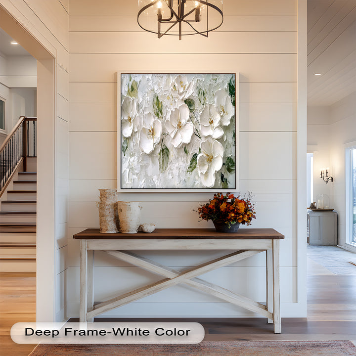 White Flower – Botanical Oil Paintings