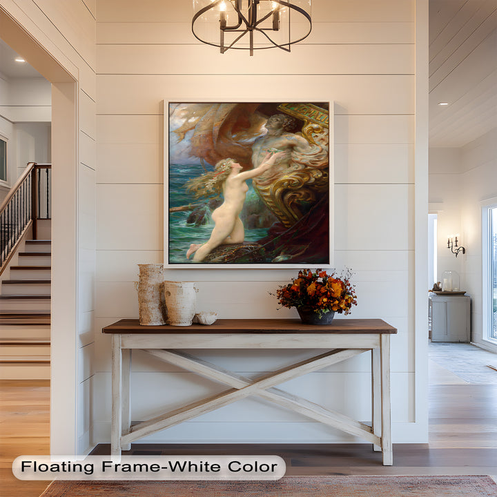 Galatea’s Awakening – Mythological Nude Oil Painting