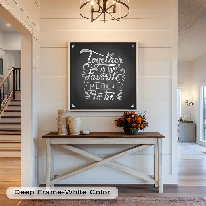 Together Is Our Favorite Place – Modern Oil Paintings - MyPhotoStation