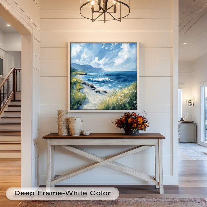 Ocean Breeze – Seaside Landscape Oil Painting