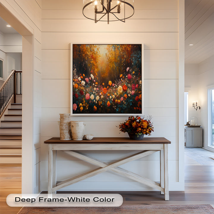 Autumn Floral Meadow – Colorful Nature Oil Paintings