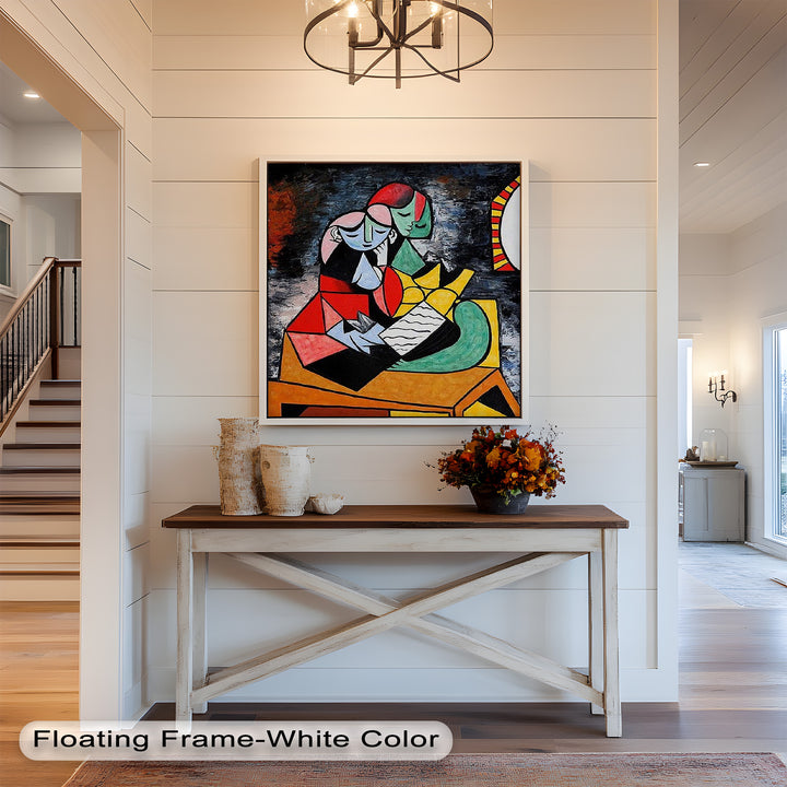 Embrace in Color – Picasso Oil Painting