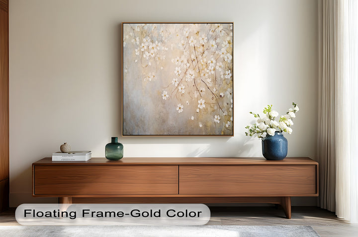 Delicate Blossom Branch – Floral Oil Paintings