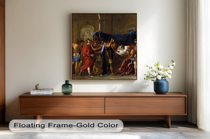 Farewell to the Hero – Classicism Oil Painting