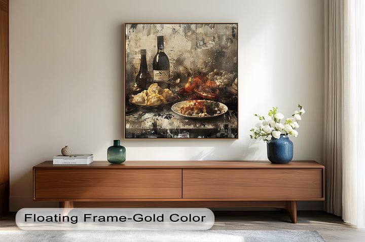 Rustic Feast – Vintage Culinary Still Life Food Painting