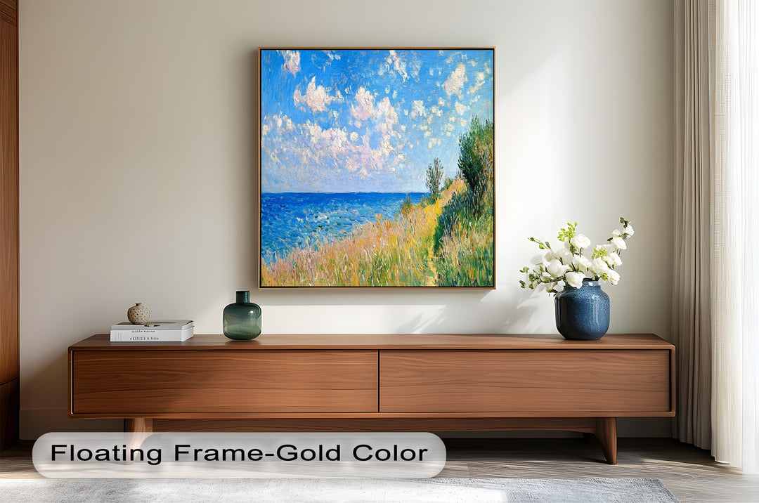 Seaside Landscape Impressionist - Modern Oil Painting