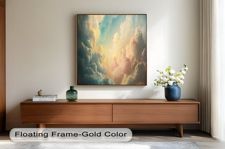 Heavenly Sky Glow – Modern Oil Painting