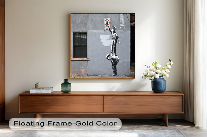 Climb for Expression – Banksy Oil Painting