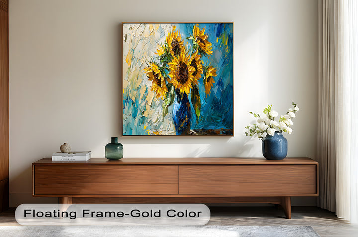 Sunflower Bouquet – Botanical Oil Painting