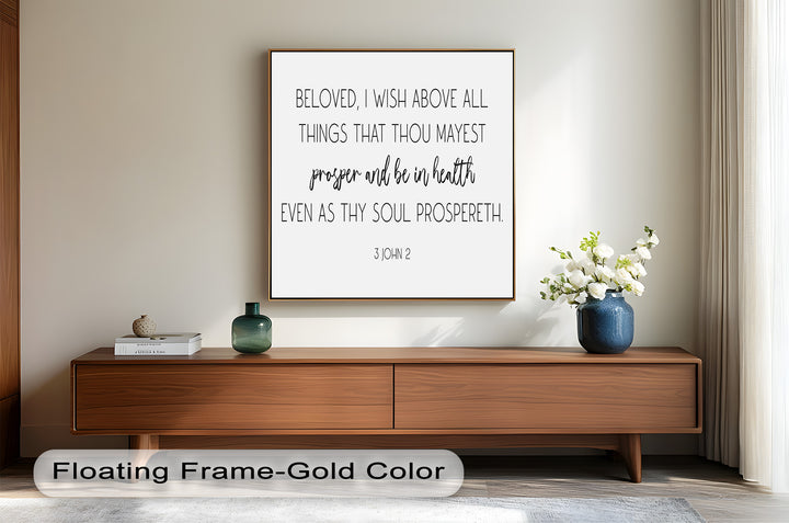3 John 2 Wall Art – Christian Bible Oil Paintings