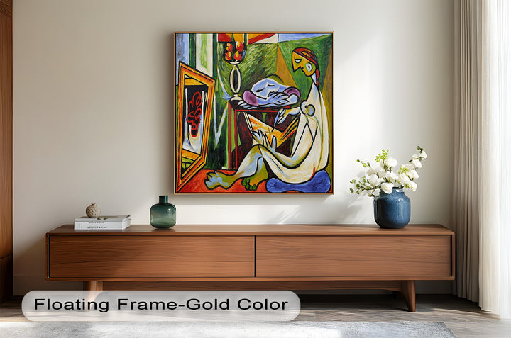 Artist and the Dream – Abstract Interior Scene Picasso Oil Painting