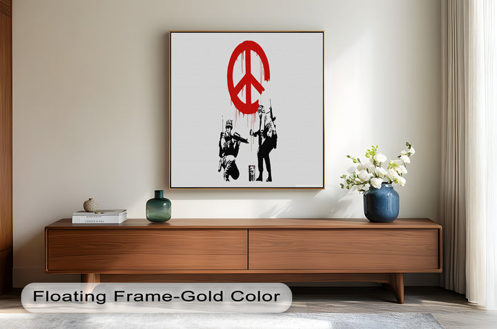 Peace Spray – Banksy Oil Painting