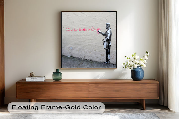 Echoes in Eternity – Banksy Oil Painting