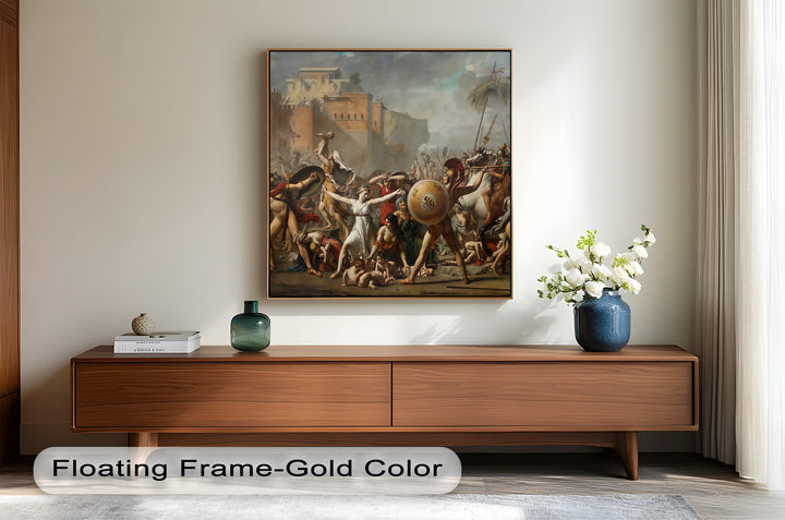 The Sabine Women Intervene – Classicism Oil Painting