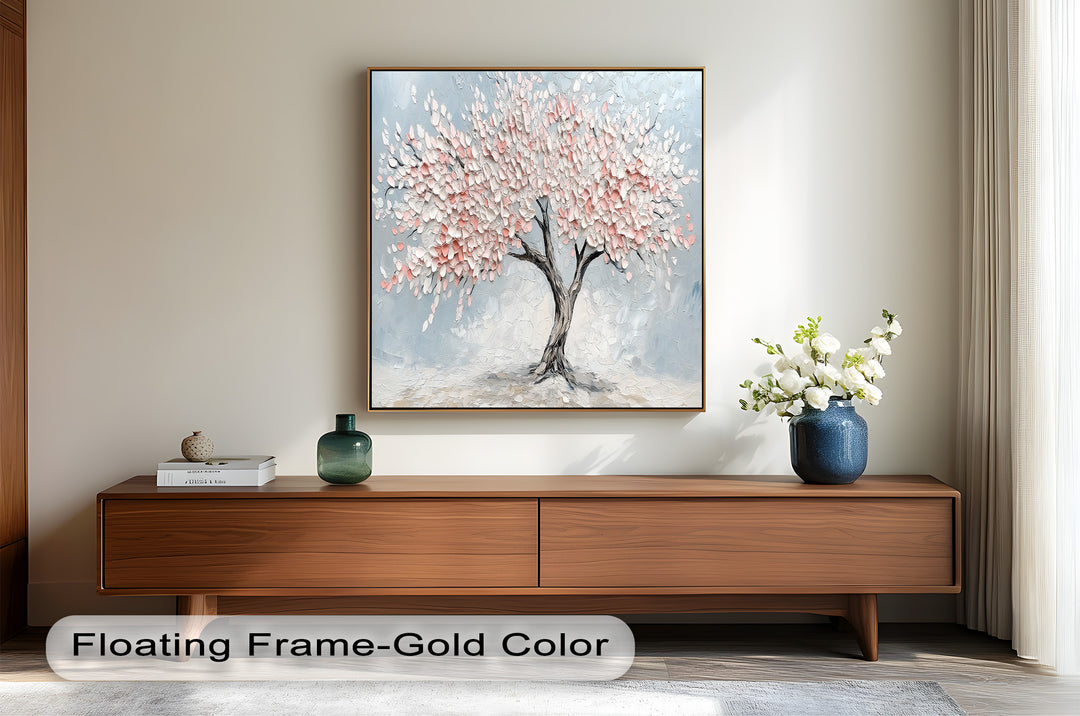Blossoming Cherry Tree – Floral Oil Painting
