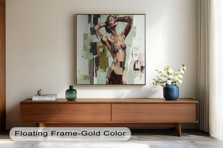 Sensual Geometry – Contemporary Female Nude Oil Painting