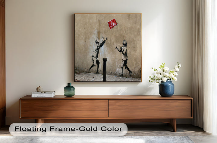 No Ball Games – Banksy Oil Painting
