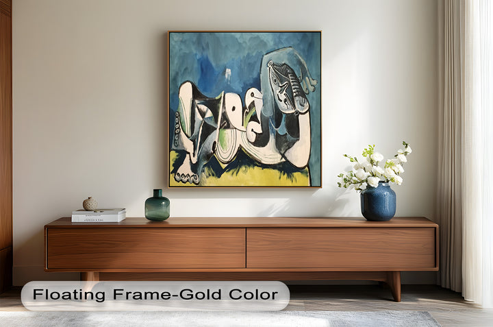 Reclining Abstraction – Picasso Nude Oil Painting