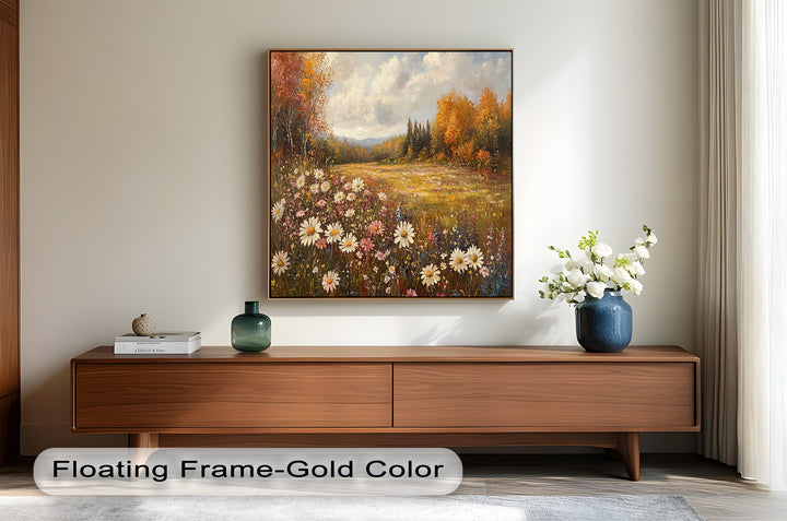 Meadow Bliss – Wildflower Oil Painting