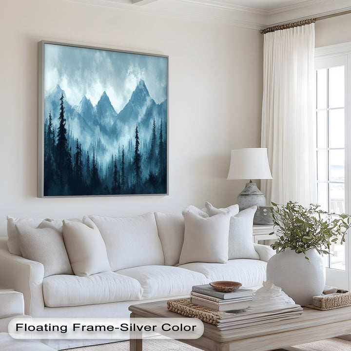 Misty Mountain Pines – Landscape Oil Paintings