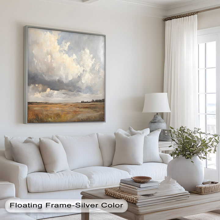 Prairie Horizon – Vintage Oil Painting