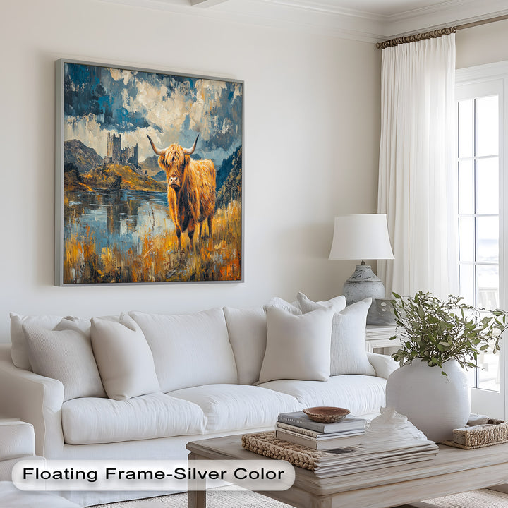 Highland Majesty – Rustic Oil Painting