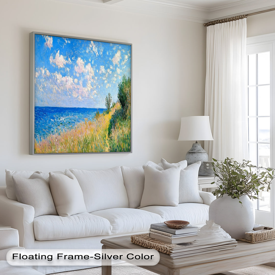 Seaside Landscape Impressionist - Modern Oil Painting