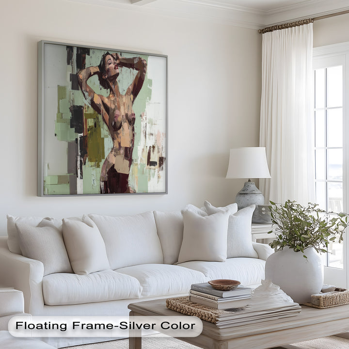 Sensual Geometry – Contemporary Female Nude Oil Painting